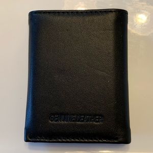 Men's Genuine Leather Tri-Fold Wallet